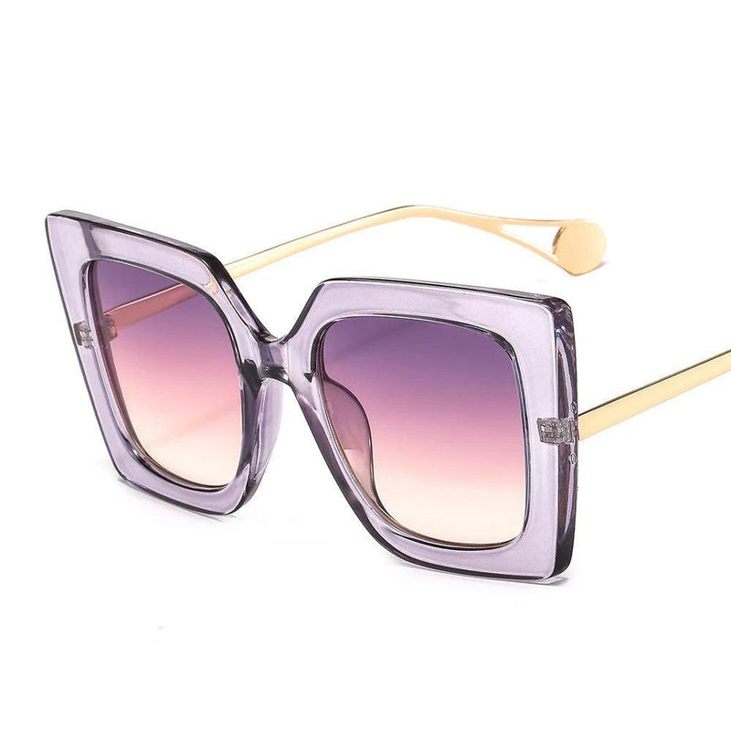 Chic Butterfly Lens Square Clear Glasses with UV Protection - Lucid Fantasy 