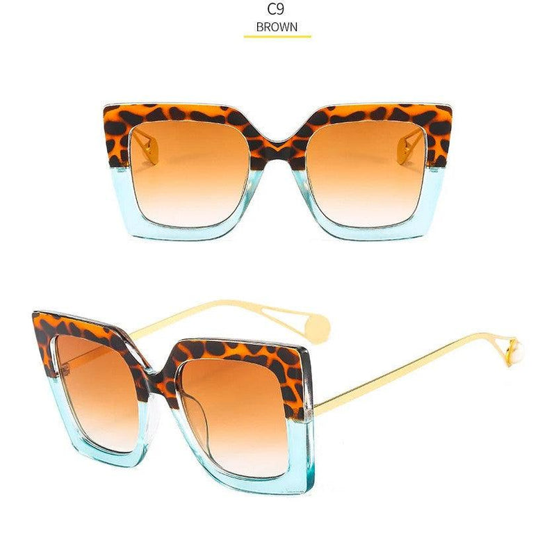 Chic Butterfly Lens Square Clear Glasses with UV Protection - Lucid Fantasy 