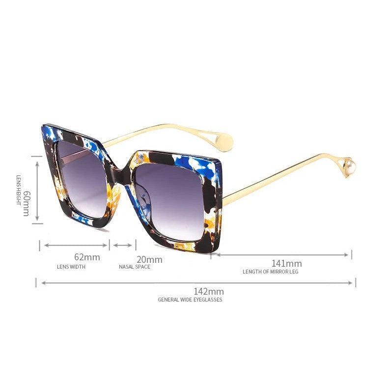 Chic Butterfly Lens Square Clear Glasses with UV Protection - Lucid Fantasy 