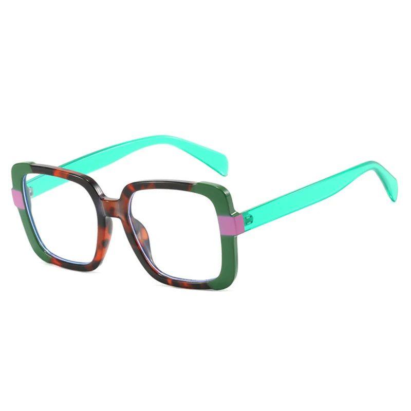 Chic Colorful Square Anti-Blue Light Glasses for Eye Protection - Lucid Fantasy 