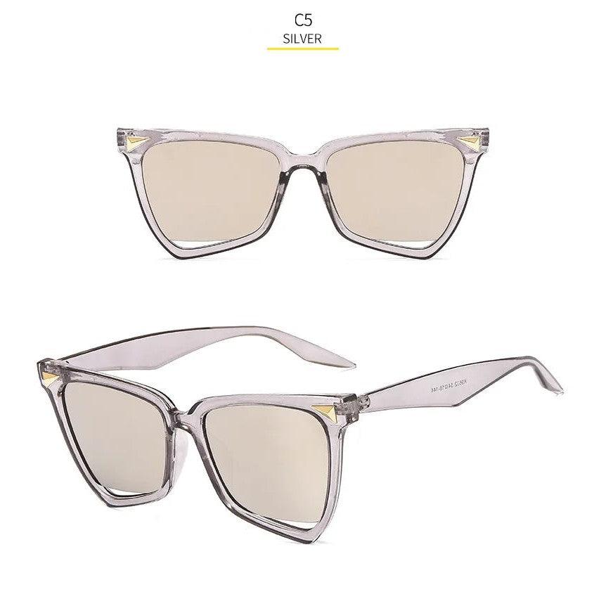 Chic Gradient Candy Color Cat Eye Butterfly Sunglasses with UV400 Protection - Lucid Fantasy 