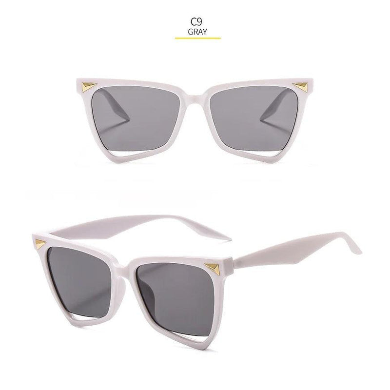 Chic Gradient Candy Color Cat Eye Butterfly Sunglasses with UV400 Protection - Lucid Fantasy 