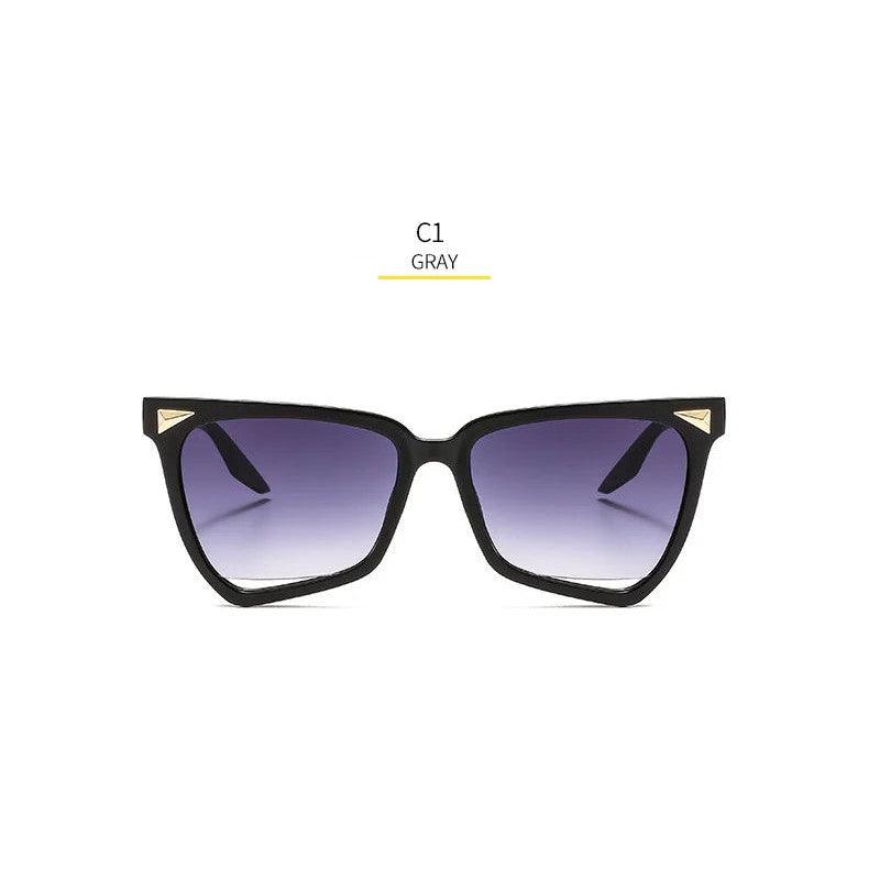 Chic Gradient Candy Color Cat Eye Butterfly Sunglasses with UV400 Protection - Lucid Fantasy 