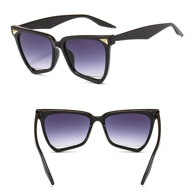 Chic Gradient Candy Color Cat Eye Butterfly Sunglasses with UV400 Protection - Lucid Fantasy 