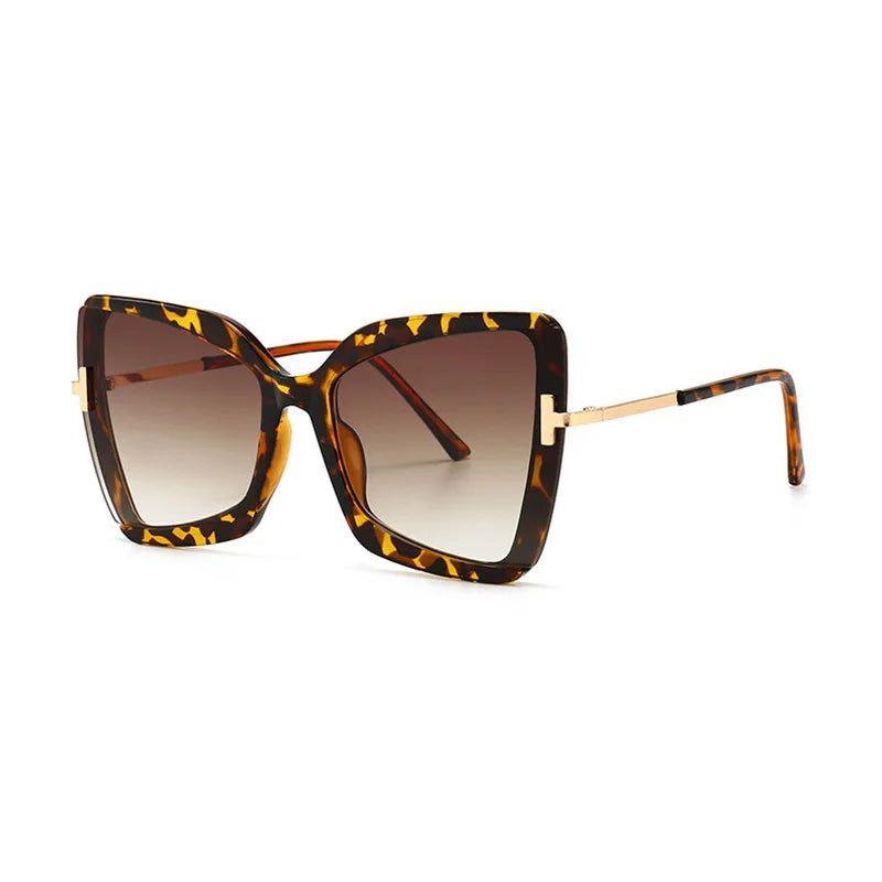 Chic Oversized Butterfly Shades with Gradient Lenses and UV400 Protection - Lucid Fantasy 