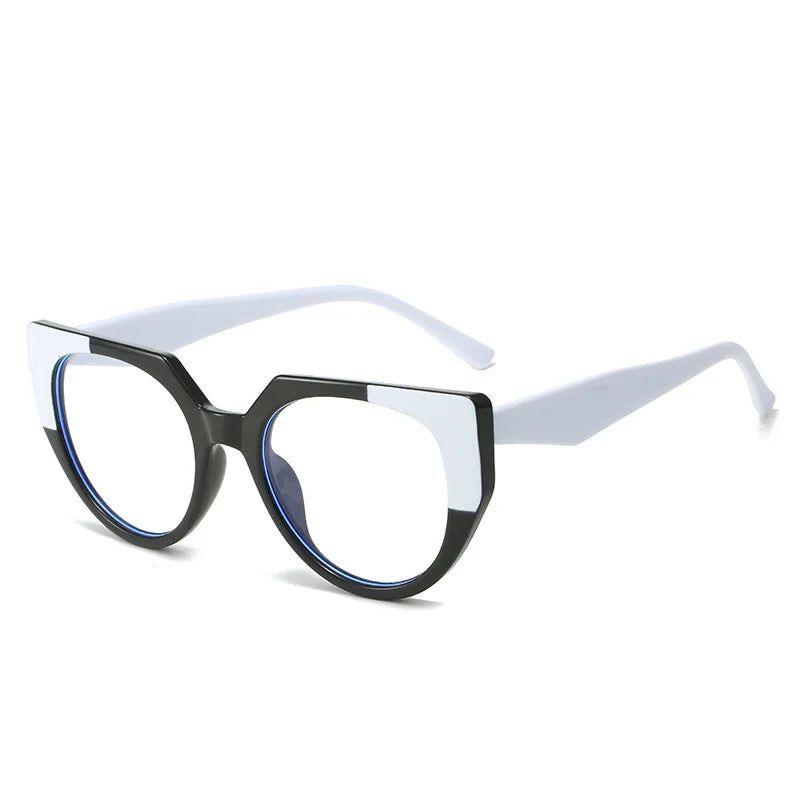 Chic Polygon Cat Eye Blue Light Blocking Glasses - Stylish Optical Frame - Lucid Fantasy 