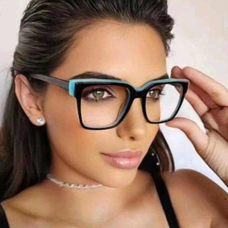 Chic Retro Cat Eye Glasses with Anti-Blue Light Protection - Lightweight TR90 Frame - Lucid Fantasy 