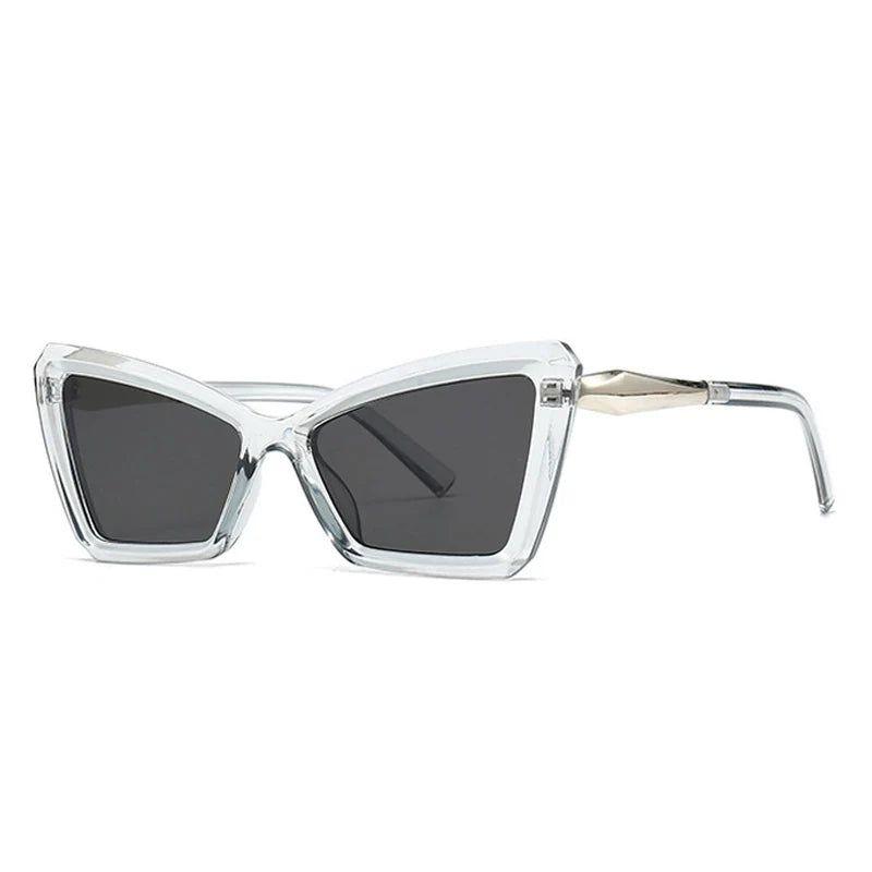 Chic Retro Cat Eye Gradient Sunglasses with UV400 Protection - Lucid Fantasy 