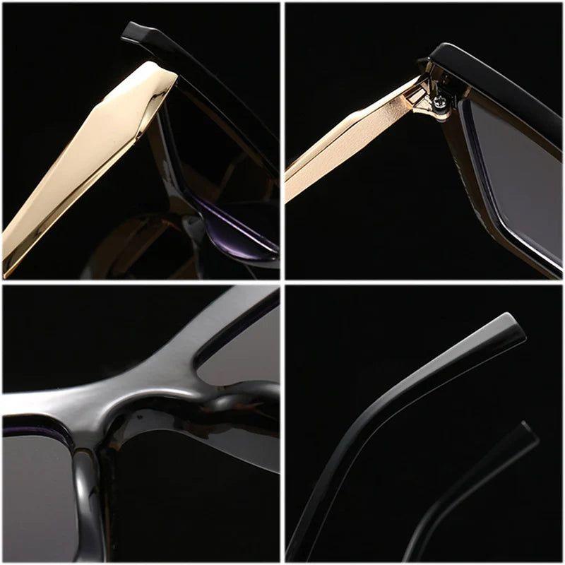 Chic Retro Cat Eye Gradient Sunglasses with UV400 Protection - Lucid Fantasy 