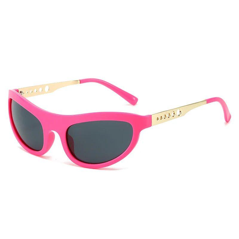 Chic Retro Cat Eye Sunglasses with UV400 Protection and Elegant Metal Accents - Lucid Fantasy 