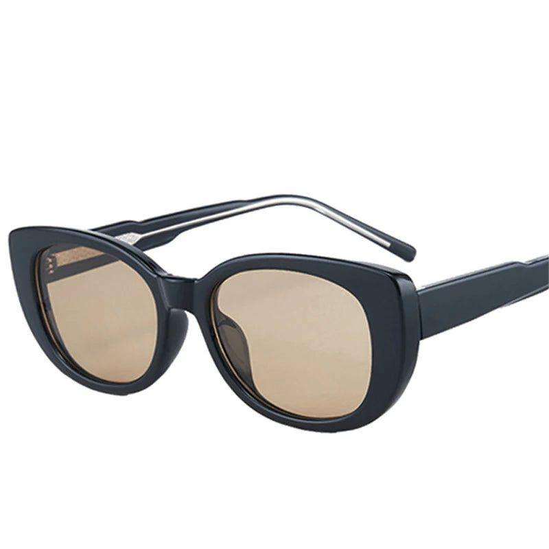 Chic Retro Cat Eye Sunglasses with UV400 Protection - Small Size Fashion Shades - Lucid Fantasy 