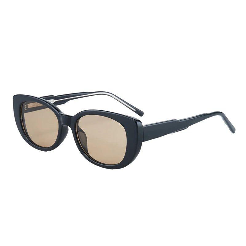 Chic Retro Cat Eye Sunglasses with UV400 Protection - Small Size Fashion Shades - Lucid Fantasy 