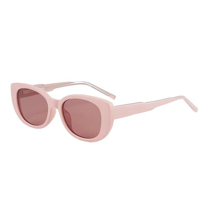 Chic Retro Cat Eye Sunglasses with UV400 Protection - Small Size Fashion Shades - Lucid Fantasy 