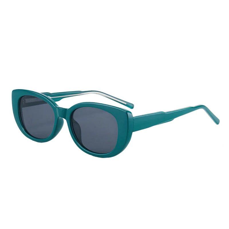 Chic Retro Cat Eye Sunglasses with UV400 Protection - Small Size Fashion Shades - Lucid Fantasy 