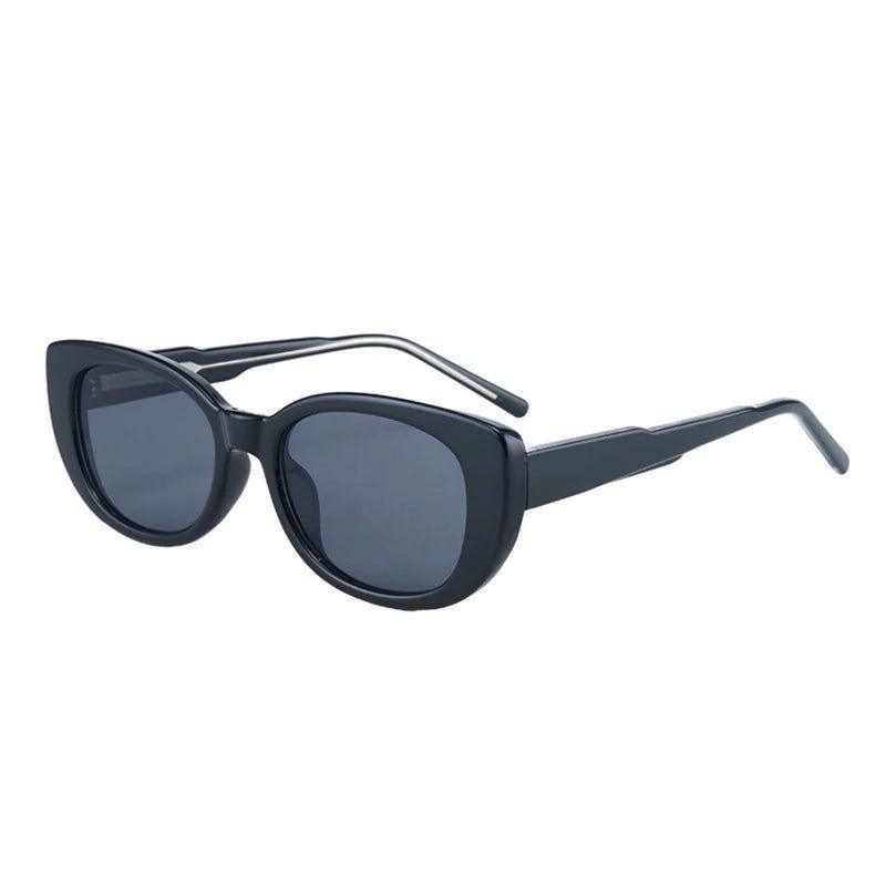 Chic Retro Cat Eye Sunglasses with UV400 Protection - Small Size Fashion Shades - Lucid Fantasy 