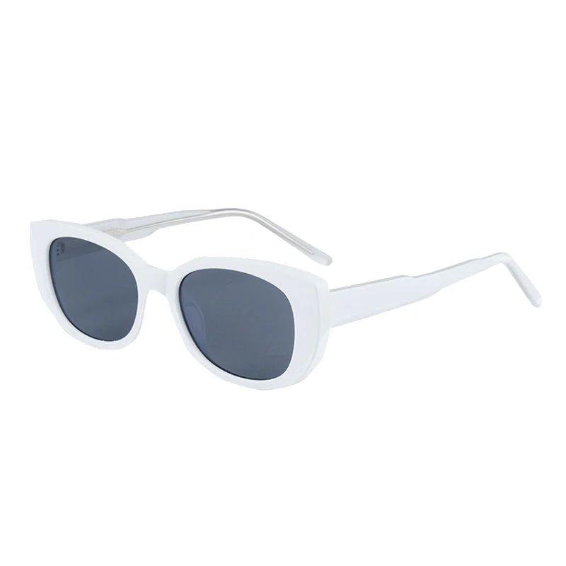 Chic Retro Cat Eye Sunglasses with UV400 Protection - Small Size Fashion Shades - Lucid Fantasy 