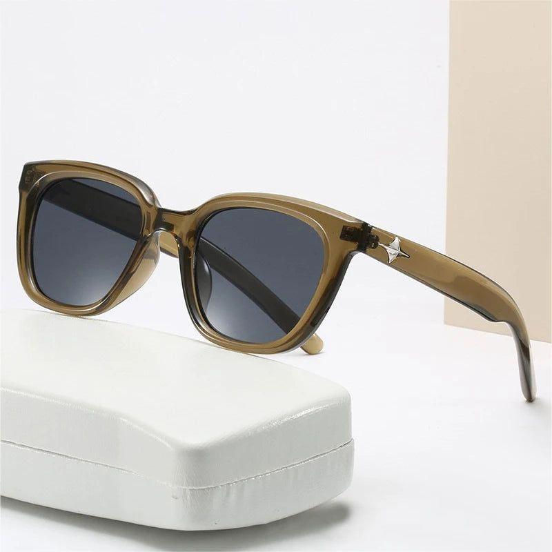 Chic Retro Gradient Luxury UV400 Sunglasses - Original Square Design Fashion Shades - Lucid Fantasy 