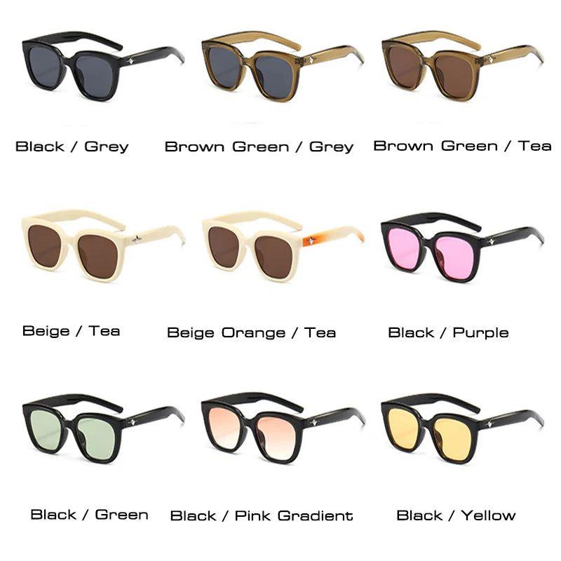 Chic Retro Gradient Luxury UV400 Sunglasses - Original Square Design Fashion Shades - Lucid Fantasy 