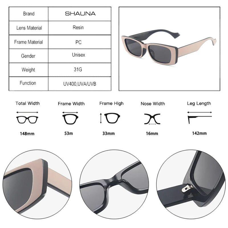 Chic Retro Jelly Frame Rectangle Sunglasses with UV400 Protection - Lucid Fantasy 