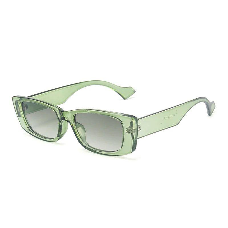 Chic Retro Jelly Frame Rectangle Sunglasses with UV400 Protection - Lucid Fantasy 