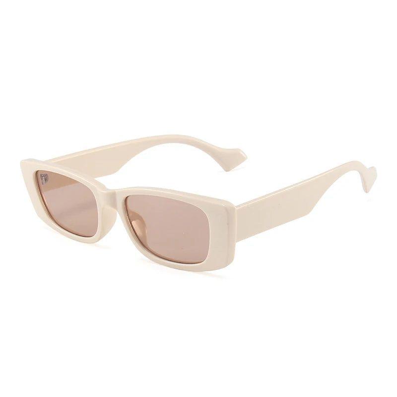 Chic Retro Jelly Frame Rectangle Sunglasses with UV400 Protection - Lucid Fantasy 