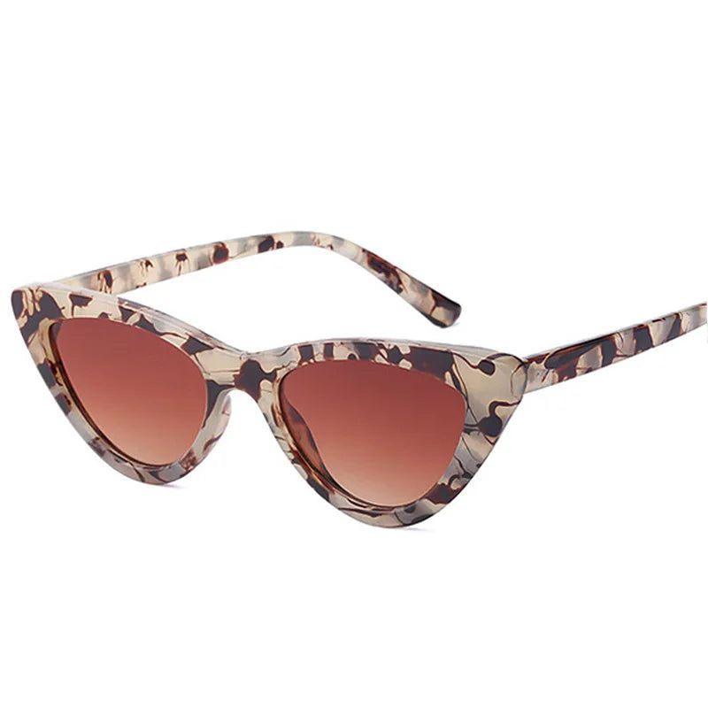 Chic Retro Leopard Cat Eye Sunglasses with UV400 Protection - Lucid Fantasy 