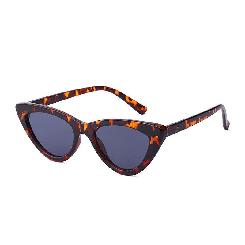 Chic Retro Leopard Cat Eye Sunglasses with UV400 Protection - Lucid Fantasy 