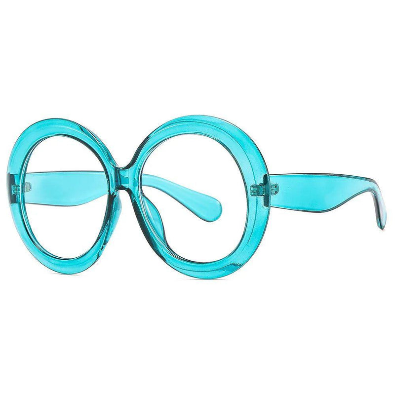 Chic Retro Oversized Round Sunglasses with UV400 Protection for Driving and Daily Wear - Lucid Fantasy 