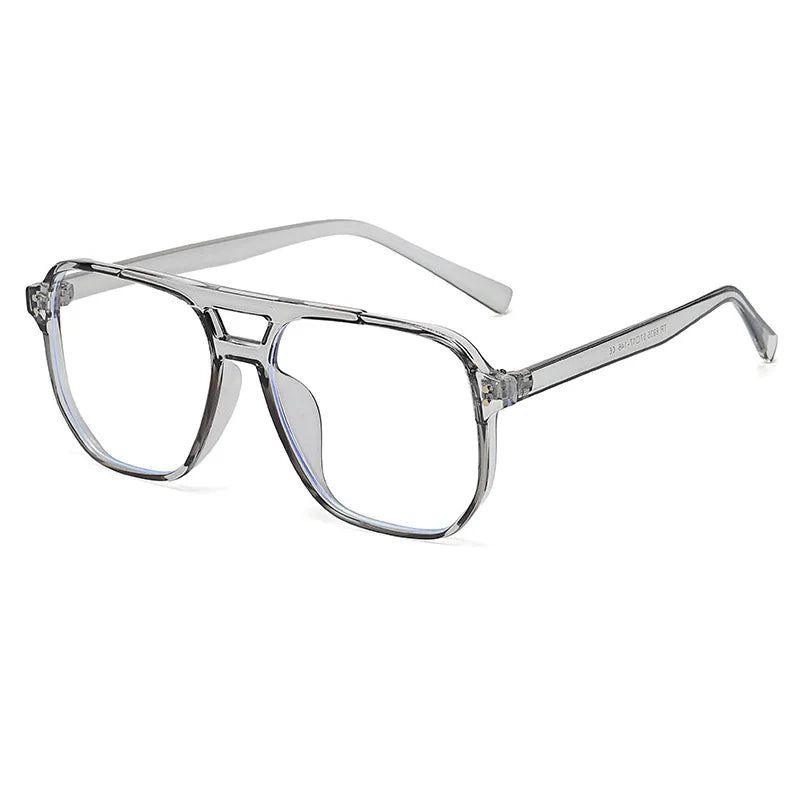 Chic Retro Riveted Blue Light Blocking Glasses for Eye Health - Lucid Fantasy 