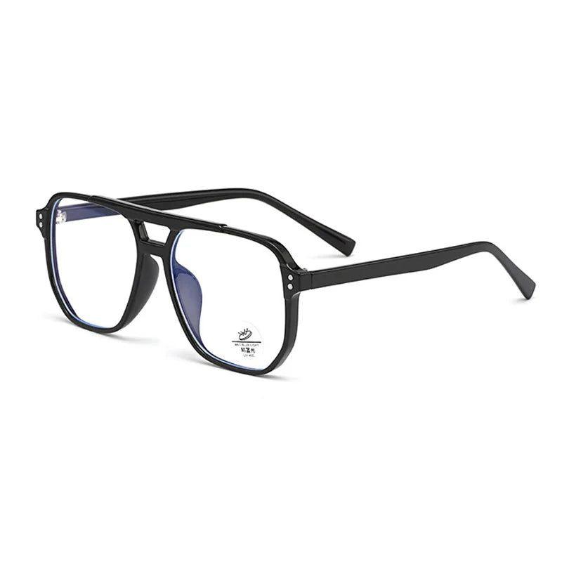 Chic Retro Riveted Blue Light Blocking Glasses for Eye Health - Lucid Fantasy 