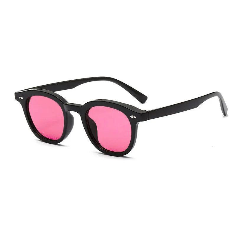 Chic UV400 Small Round Sunglasses - Trendy Fashion Shades for Eye Protection - Lucid Fantasy 