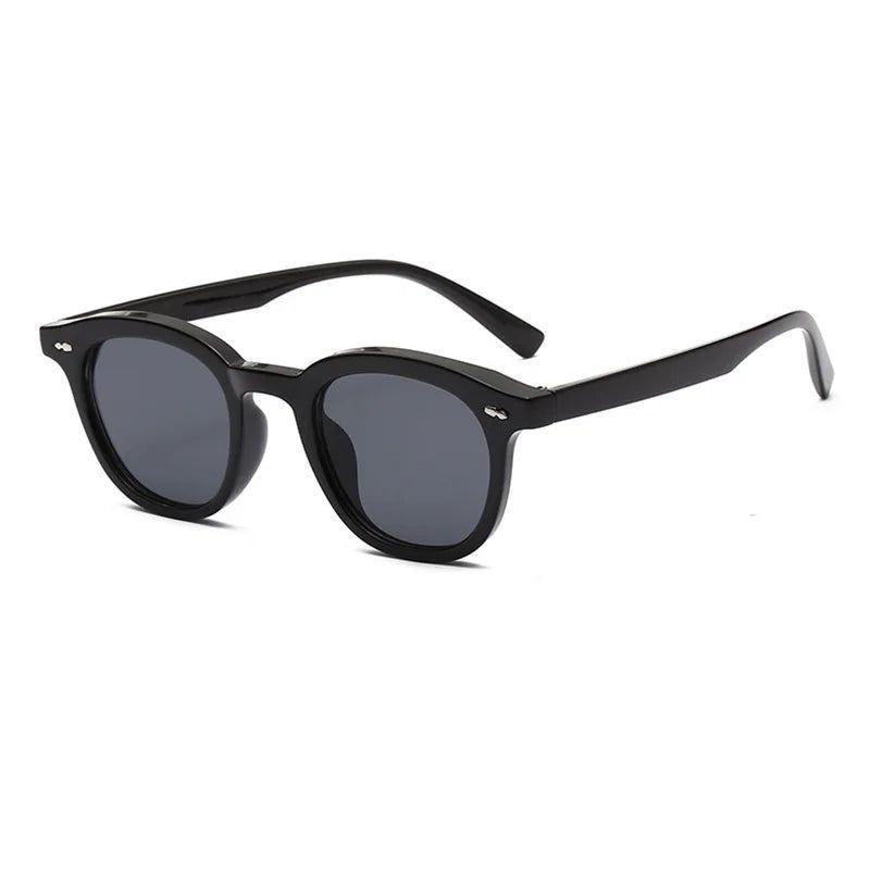 Chic UV400 Small Round Sunglasses - Trendy Fashion Shades for Eye Protection - Lucid Fantasy 