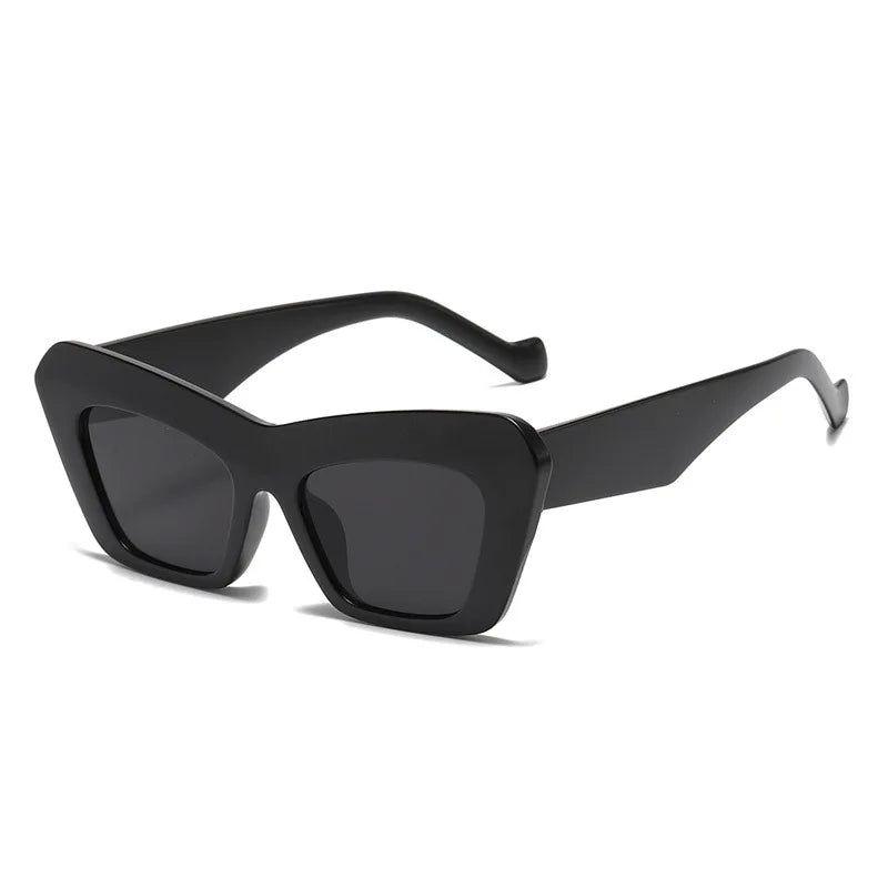 Classic Oversized Cat Eye Sunglasses with UV400 Protection - Lucid Fantasy 