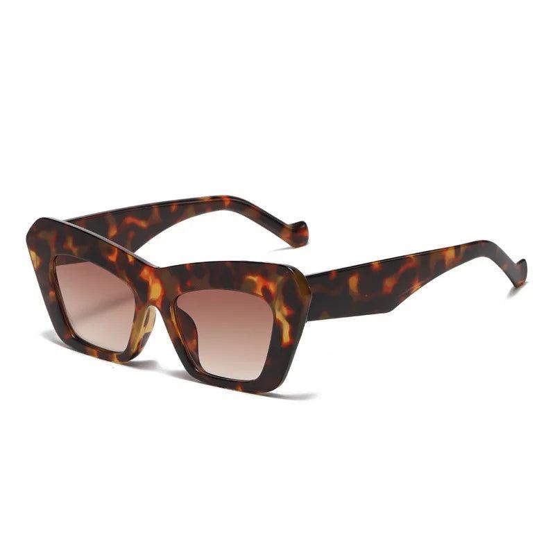 Classic Oversized Cat Eye Sunglasses with UV400 Protection - Lucid Fantasy 