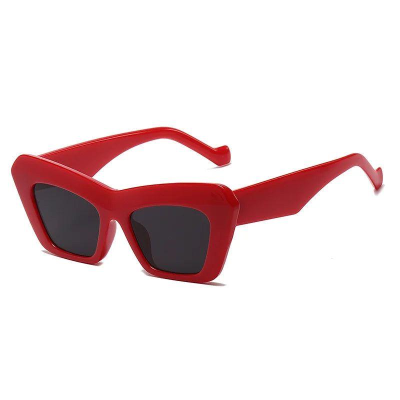 Classic Oversized Cat Eye Sunglasses with UV400 Protection - Lucid Fantasy 