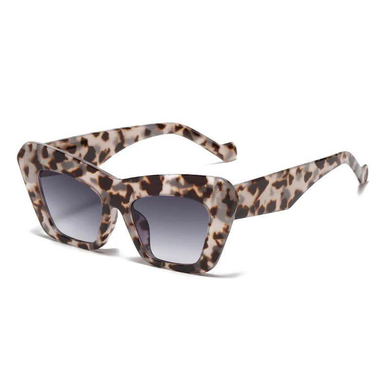 Classic Oversized Cat Eye Sunglasses with UV400 Protection - Lucid Fantasy 