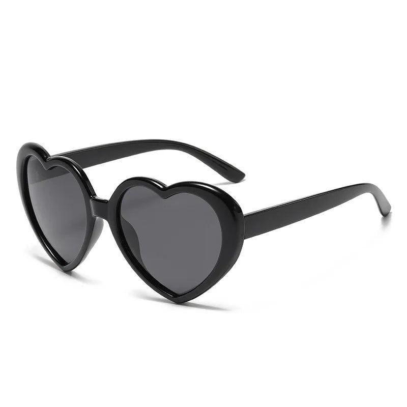 Colorful Heart-Shaped Polarized Sunglasses with Durable Metal Hinges - UV400 Protection - Lucid Fantasy 