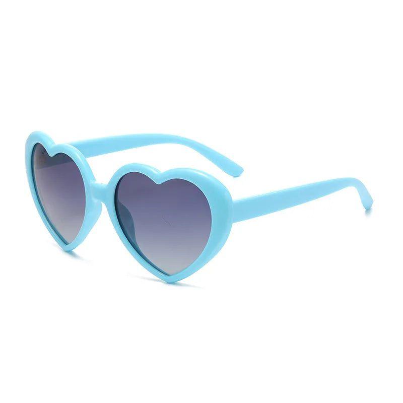 Colorful Heart-Shaped Polarized Sunglasses with Durable Metal Hinges - UV400 Protection - Lucid Fantasy 