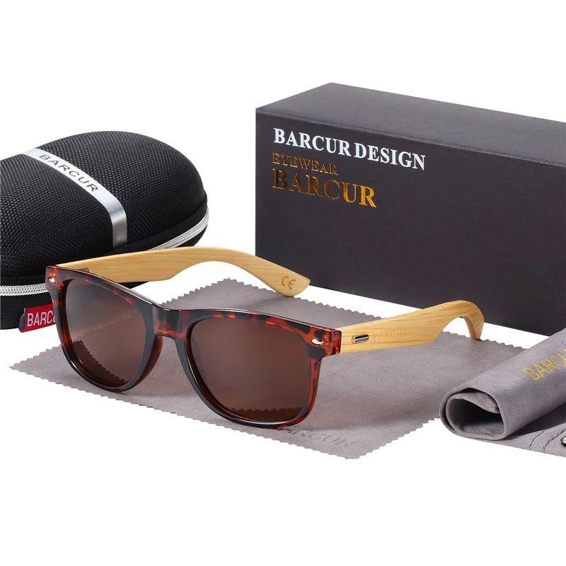 Eco-Friendly Bamboo Polarized Sunglasses for Men - Stylish UV Protection Eyewear - Lucid Fantasy 