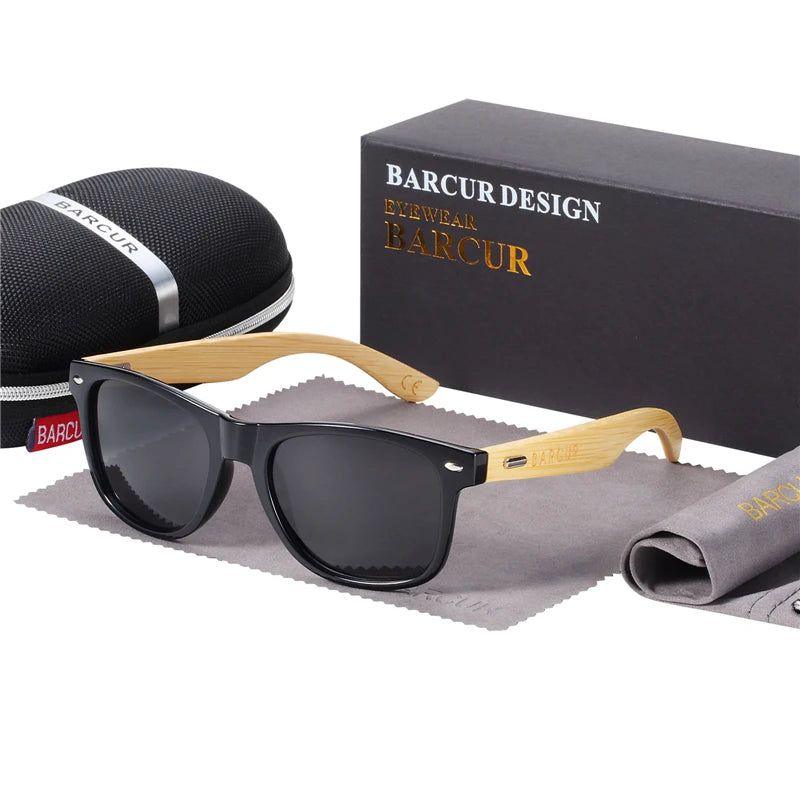 Eco-Friendly Bamboo Polarized Sunglasses for Men - Stylish UV Protection Eyewear - Lucid Fantasy 