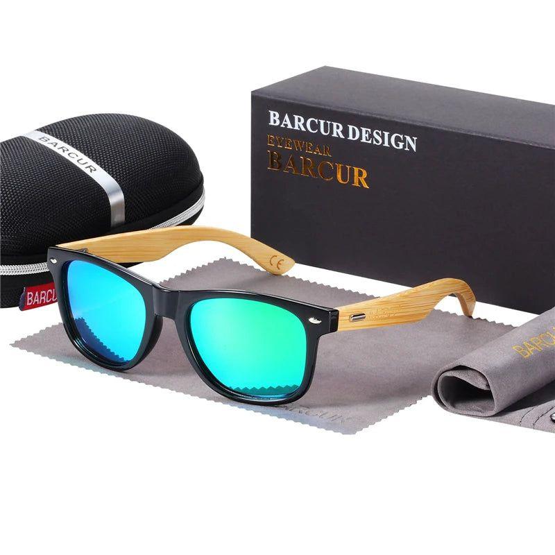 Eco-Friendly Bamboo Polarized Sunglasses for Men - Stylish UV Protection Eyewear - Lucid Fantasy 