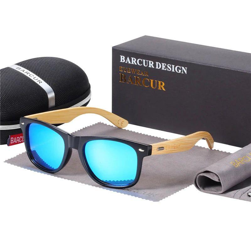 Eco-Friendly Bamboo Polarized Sunglasses for Men - Stylish UV Protection Eyewear - Lucid Fantasy 