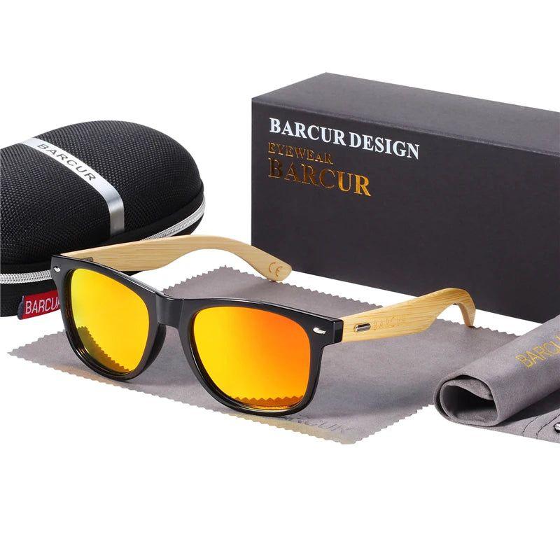 Eco-Friendly Bamboo Polarized Sunglasses for Men - Stylish UV Protection Eyewear - Lucid Fantasy 