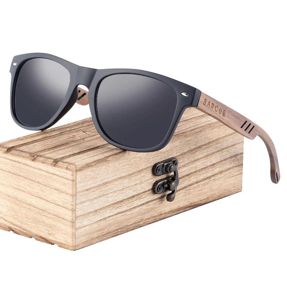 Eco-Friendly Polarized Wood Sunglasses for Men - Lightweight UV Protection Shades - Lucid Fantasy 