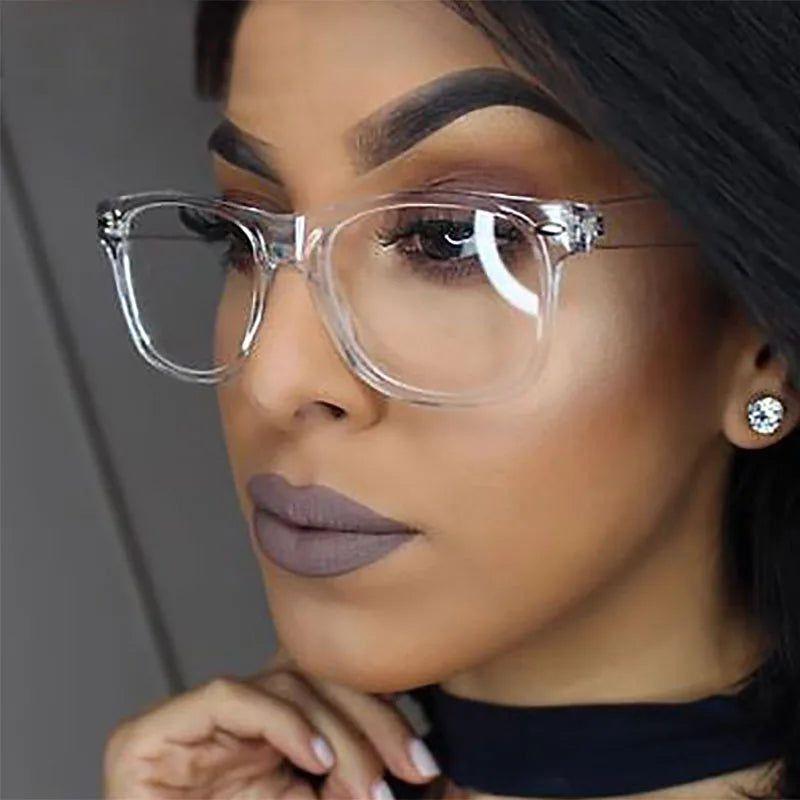 Elegant Anti-Blue Light Computer Glasses with Classic Nail Design - Lucid Fantasy 