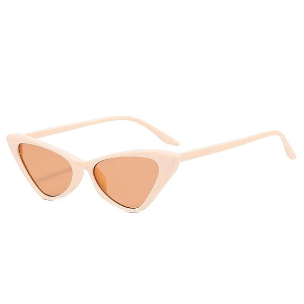 Fashion Cat Eye Sunglasses Shades UV400 Clear Lens Glasses Stylish Black White Stripes Fashion Shades-Lucid Fantasy