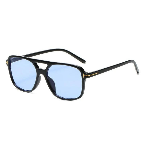 Fashion Double Bridge Square Sunglasses Retro Original Design Eyewear Shades UV400-Lucid Fantasy