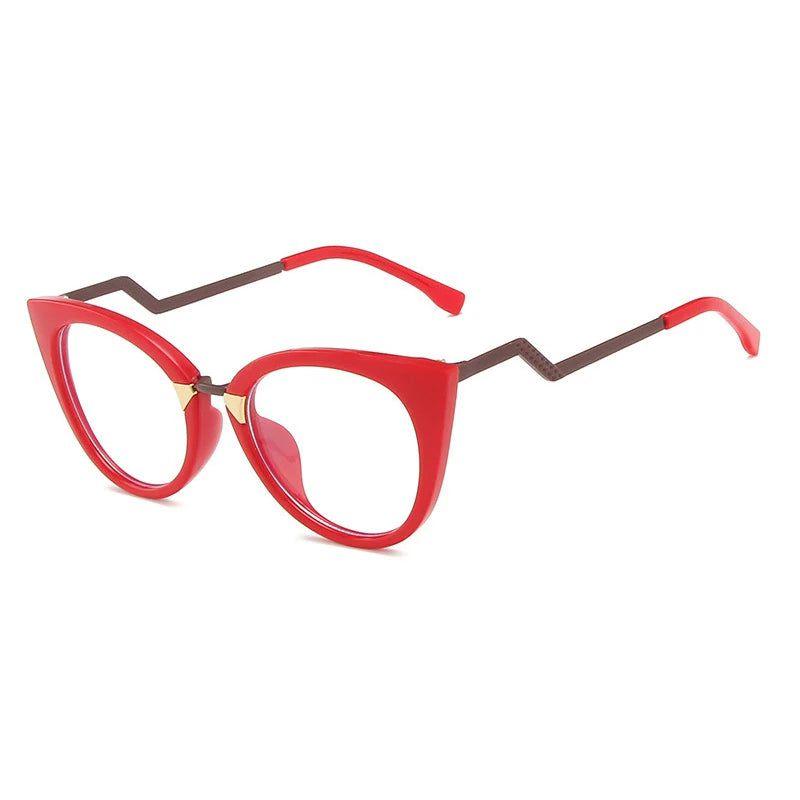 Fashion-Forward Anti-Blue Light Cat Eye Eyewear with Original Design - Lucid Fantasy 