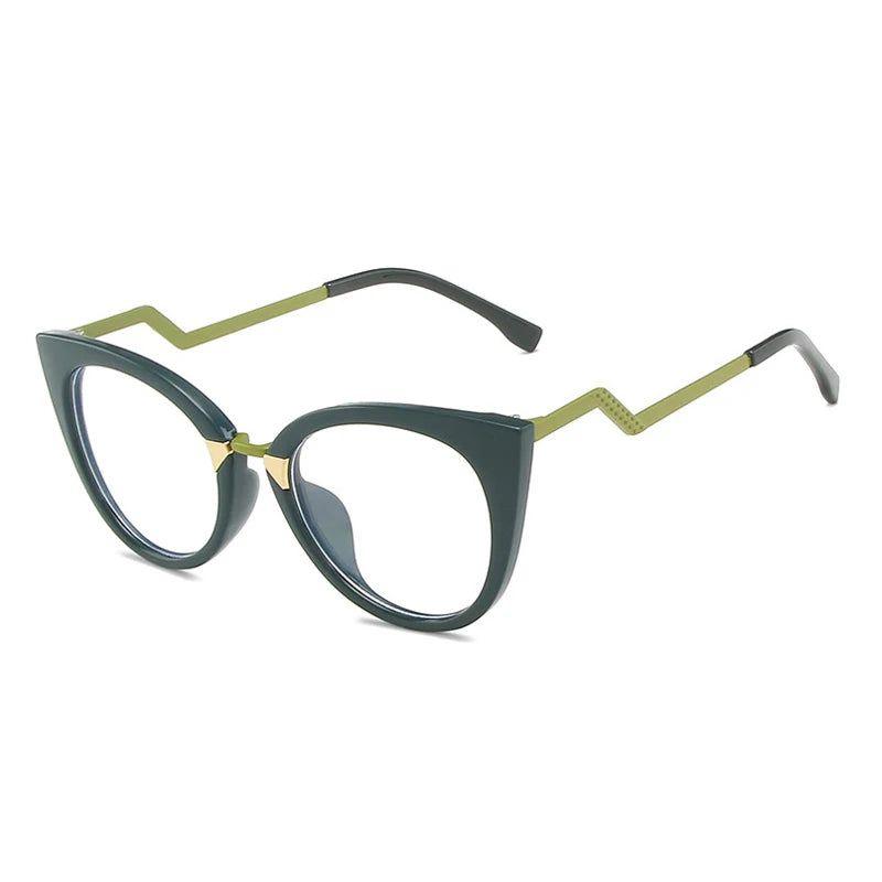 Fashion-Forward Anti-Blue Light Cat Eye Eyewear with Original Design - Lucid Fantasy 