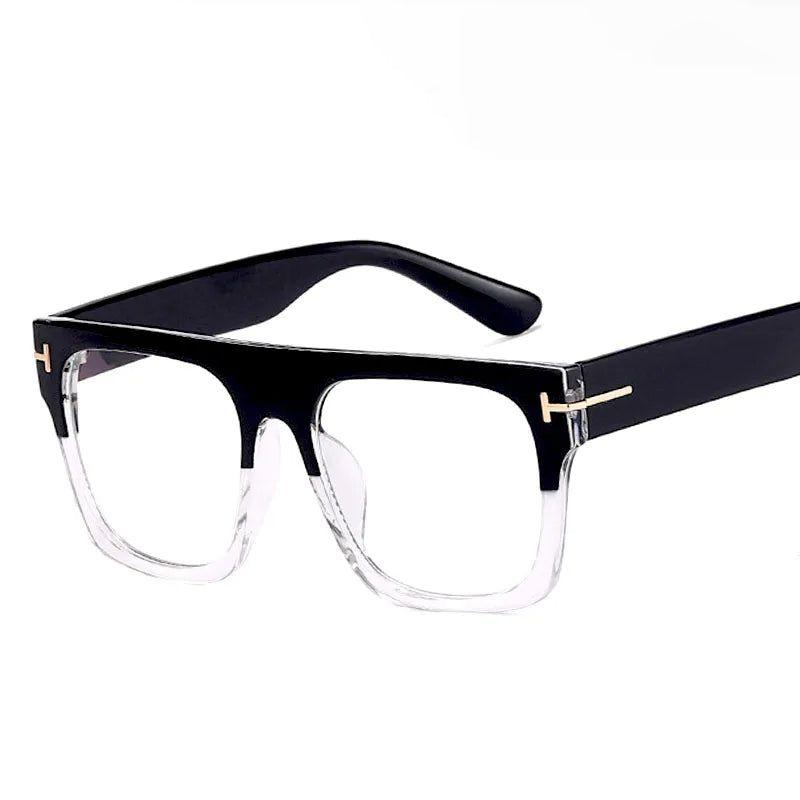 Fashion-Forward Oversized Square Blue Light Blocking Glasses - Lucid Fantasy 